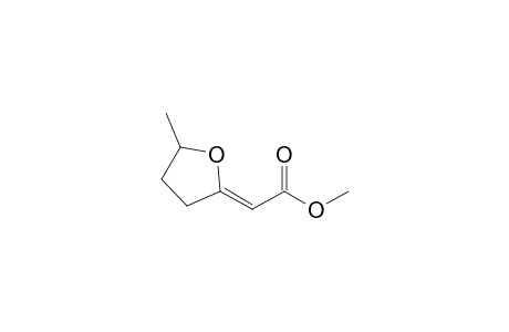 (2Z)-2-(5-methyl-2-oxolanylidene)acetic acid methyl ester