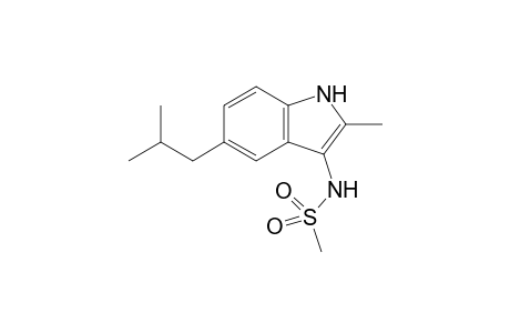 N-(5-isobutyl-2-methyl-1H-indol-3-yl)methanesulfonamide