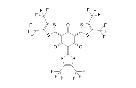 1,4,6-tris[ 4',5'-bis( Trifluoromethyl)-1',3'-dithiol-2'-ylidene ] cyclohexane-1,3,5-trione