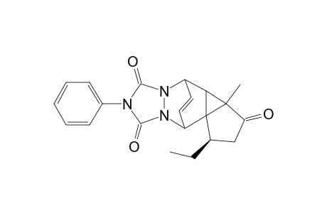 (1R)-1,2,3b,4-Tetrahydro-1-ethyl-3a-methyl-7-phenyl-4,10-etheno-6H,10H-cyclopenta[1,3]cyclopropa[1,2-d][1,2,4]triazolo[1,2-a]pyridazine-3,6,8(3aH,7H)-trione