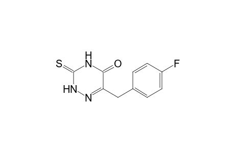 2,4-Dihydro-3-thioxo-6-(p-fluorobenzyl)-1,2,4-triazine-5-one