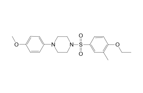 Piperazine, 1-[(4-ethoxy-3-methylphenyl)sulfonyl]-4-(4-methoxyphenyl)-