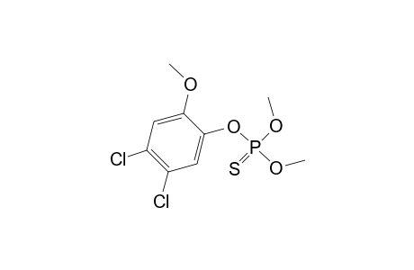 Phosphorothioic acid, O-(4,5-dichloro-2-methoxyphenyl) O,O-dimethyl ester