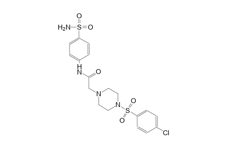 1-piperazineacetamide, N-[4-(aminosulfonyl)phenyl]-4-[(4-chlorophenyl)sulfonyl]-