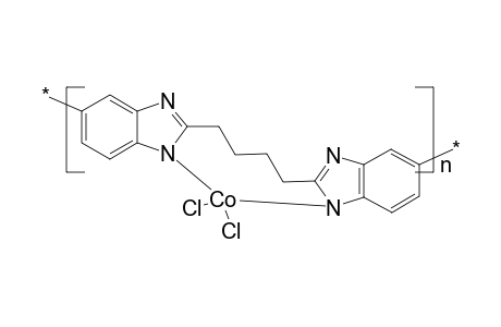 Poly(tetramethylene-bis-benzimidazole), co(ii) complex