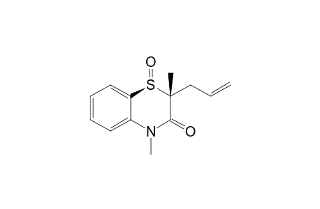 (1R,2R)-2-Allyl-3,4-dihydro-2,4-dimethyl-3-oxo-2H-1,4-benzothiazin-1-oxide