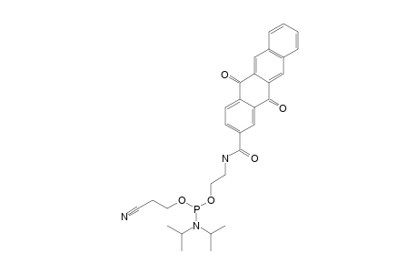 2-[(2-CYANOETHYLDIISOPROPYL-PHOSPHORAMIDITE)-2'-HYDROXYETHYL]-NAPHTHACENECARBOXAMIDE-5,12-DIHYDROX-5,12-DIOXO