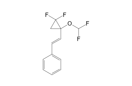 2,2-DIFLUORO-1-DIFLUOROMETHOXY-1-[(E)-2-PHENYLETHENYL]-CYCLOPROPANE