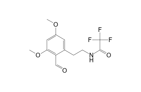 Acetamide, 2,2,2-trifluoro-N-[2-(2-formyl-3,5-dimethoxyphenyl)ethyl]-
