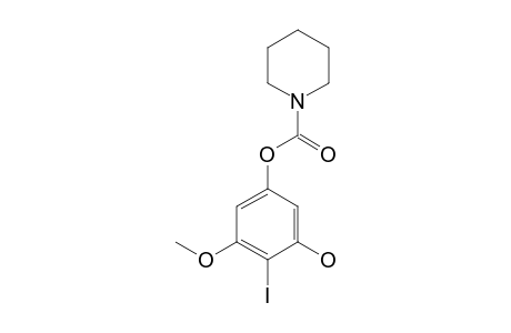 3-HYDROXY-4-IODO-5-METHOXYPHENYL-N-PIPERIDINYLCARBAMATE