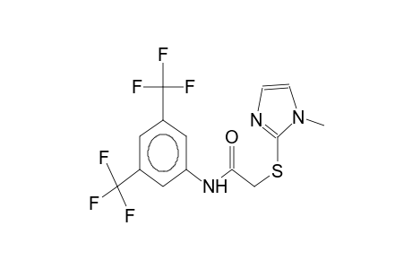 N-[3,5-di(trifluoromethyl)phenyl]-2-(1-methyl-2-imidazolyl)thioacetate