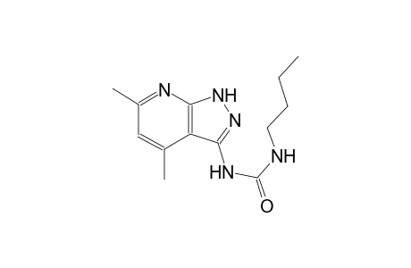 urea, N-butyl-N'-(4,6-dimethyl-1H-pyrazolo[3,4-b]pyridin-3-yl)-