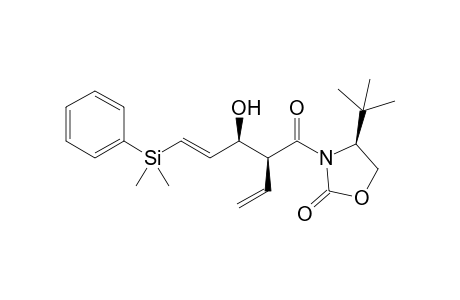 (2'S,3'RS4S,4'E)-4-tert-Butyl-3-[5'-dimethylphenylsilyl-2'-ethenyl-3'-hydroxy-4'-pentenoyl]oxazolidin-2-one