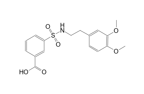 benzoic acid, 3-[[[2-(3,4-dimethoxyphenyl)ethyl]amino]sulfonyl]-