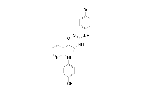 N-(4-Bromophenyl)-2-[2-(4-hydroxyphenylamino)-nicotinoyl]hydrazinecarbothioamide