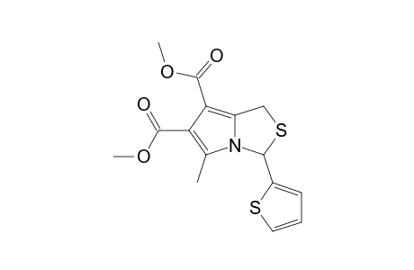 5-Methyl-3-(2-thienyl)-1,3-dihydropyrrolo[1,2-c]thiazole-6,7-dicarboxylic acid dimethyl ester