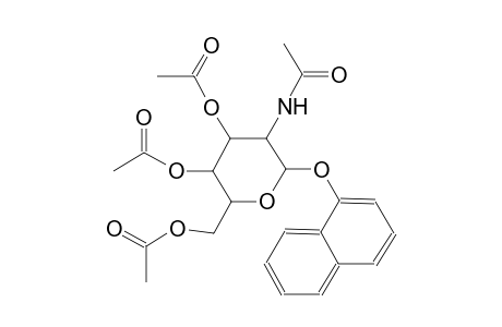 beta-D-glucopyranoside, 1-naphthalenyl 2-(acetylamino)-2-deoxy-, 3,4,6-triacetate