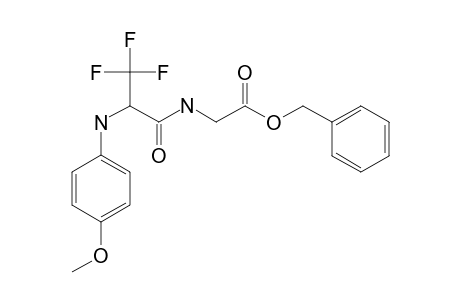 N-PARA-METHOXYPHENYL-3,3,3-TRIFLUOROALANYLGLYCINE-BENZYLESTER