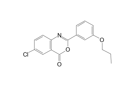 6-Chloro-2-(3-propoxyphenyl)-4H-3,1-benzoxazin-4-one