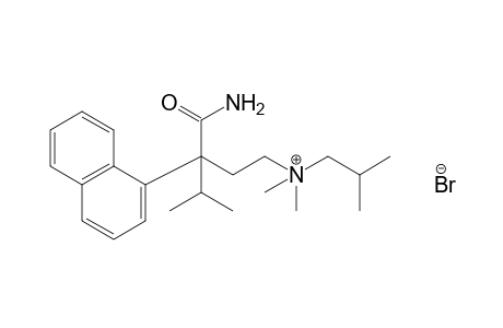 [3-carbamoyl-4-methyl-3-(1-naphthyl)pentyl]dimethylisobutylammonium bromide