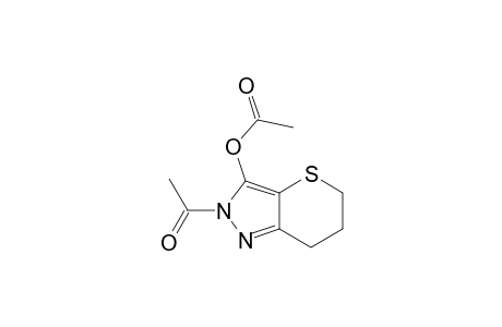 (2-acetyl-6,7-dihydro-5H-thiopyrano[3,2-c]pyrazol-3-yl) acetate