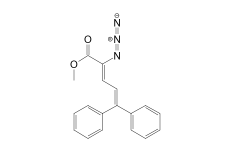 2,4-Pentadienoic acid, 2-azido-5,5-diphenyl-, methyl ester