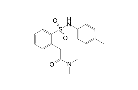 2-[2-(N-4-Methylphenylsulfamoyl)]phenyl-N,N-dimethylacetamide