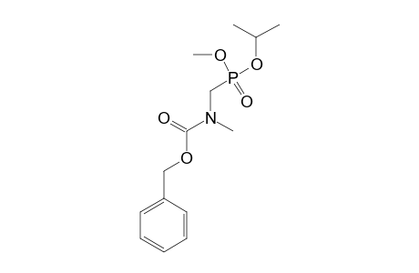 ISOPROPYL_METHYL_N-(BENZYLOXYCARBONYL)-N-METHYLAMINOMETHYLPHOSPHONATE;ROTAMER_1