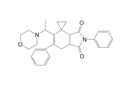 5-[1'-(Morpholin-4"-yl)ethyl]-2,6-diphenylspiro[cyclo[ropane-1',4'-(3a,4,7,7a-tetrahydroisoindole)]-1,3-dione isomer