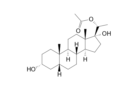5β-pregnane-3α,17,20β-triol, 20-acetate