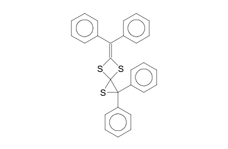 1,4,6-Trithiaspiro[2,3]hexane, 2,2-diphenyl-5-(diphenylmethylene)-