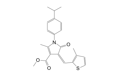 1H-pyrrole-3-carboxylic acid, 4,5-dihydro-2-methyl-1-[4-(1-methylethyl)phenyl]-4-[(3-methyl-2-thienyl)methylene]-5-oxo-, methyl ester, (4Z)-