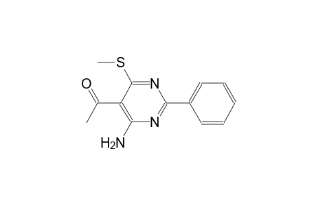 1-(4-amino-6-methylsulfanyl-2-phenyl-pyrimidin-5-yl)ethanone