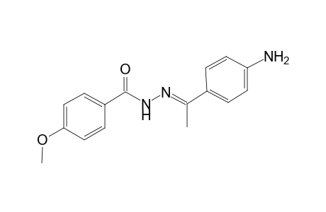 N'-[1-(4-aminophenyl)ethylidene]-4-methoxybenzohydrazide