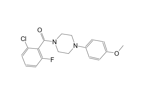 4-[4-(2-chloro-6-fluorobenzoyl)-1-piperazinyl]phenyl methyl ether