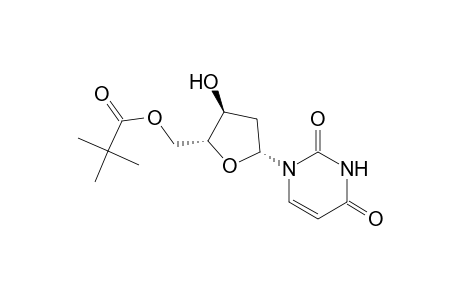 [(2R,3S,5R)-5-(2,4-dioxopyrimidin-1-yl)-3-hydroxy-tetrahydrofuran-2-yl]methyl 2,2-dimethylpropanoate