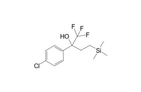 2-(4-Chlorophenyl)-1,1,1-trifluoro-4-(trimethylsilyl)butan-2-ol