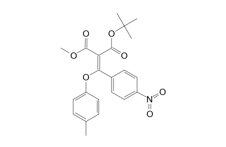 Propanedioic acid, [(4-methylphenoxy)(4-nitrophenyl)methylene]-, 1,1-dimethylethyl methyl ester, (E)-