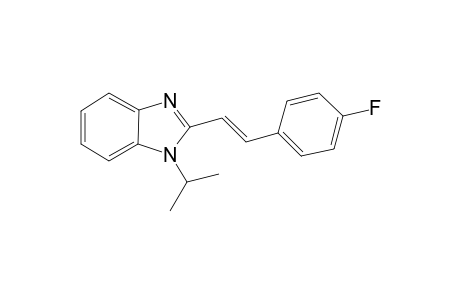 1H-Benzoimidazole, 2-[2-(4-fluorophenyl)vinyl]-1-isopropyl-