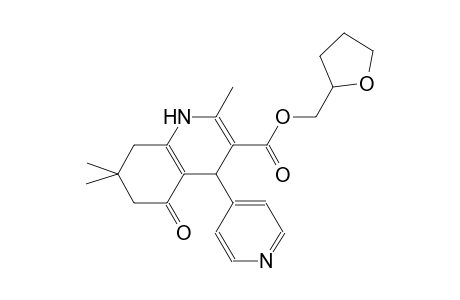 3-quinolinecarboxylic acid, 1,4,5,6,7,8-hexahydro-2,7,7-trimethyl-5-oxo-4-(4-pyridinyl)-, (tetrahydro-2-furanyl)methyl ester