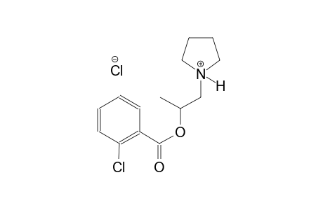 1-{2-[(2-chlorobenzoyl)oxy]propyl}pyrrolidinium chloride