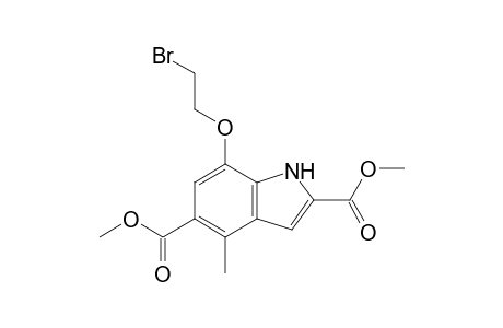 Dimethyl 7-(2-Bromoethoxy)-4-methyl-1H-indole-2,5-dicarboxylate