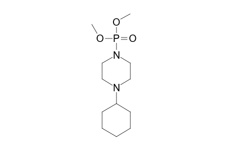 4-Cyclohexyl-1-dimethylphosphono-piperazine