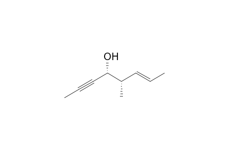 (4R*,5S*,6E)-5-Methyl-6-octen-2-yn-4-ol