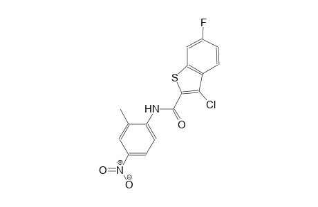 3-chloro-6-fluoro-N-(2-methyl-4-nitrophenyl)-1-benzothiophene-2-carboxamide