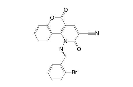 1-((2-Bromobenzylidene)amino)-2,5-dioxo-1,5-dihydro-2H-chromeno[4,3-b]pyridine-3-carbonitrile