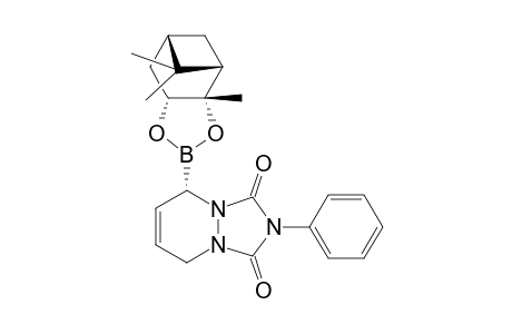 (+)-Pinanediol (3-Phenyl-tetrahydropyridazino[1,2-a][1,2,4]triazolidine-2,4-dione)boronate