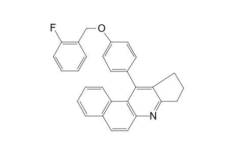 11-[4-(2-fluoro-benzyloxy)-phenyl]-9,10-dihydro-8H-benzo[f]cyclopenta[b]quinoline