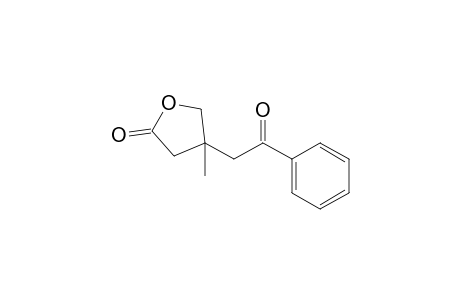(+-)-4-Methyl-2-oxo-4-(2-oxo-2-phenylethyl)-tetrahydrofuran