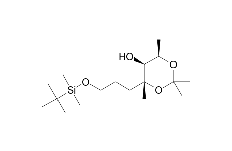 (4R,5S,6R)-4-[3-[tert-butyl(dimethyl)silyl]oxypropyl]-2,2,4,6-tetramethyl-1,3-dioxan-5-ol